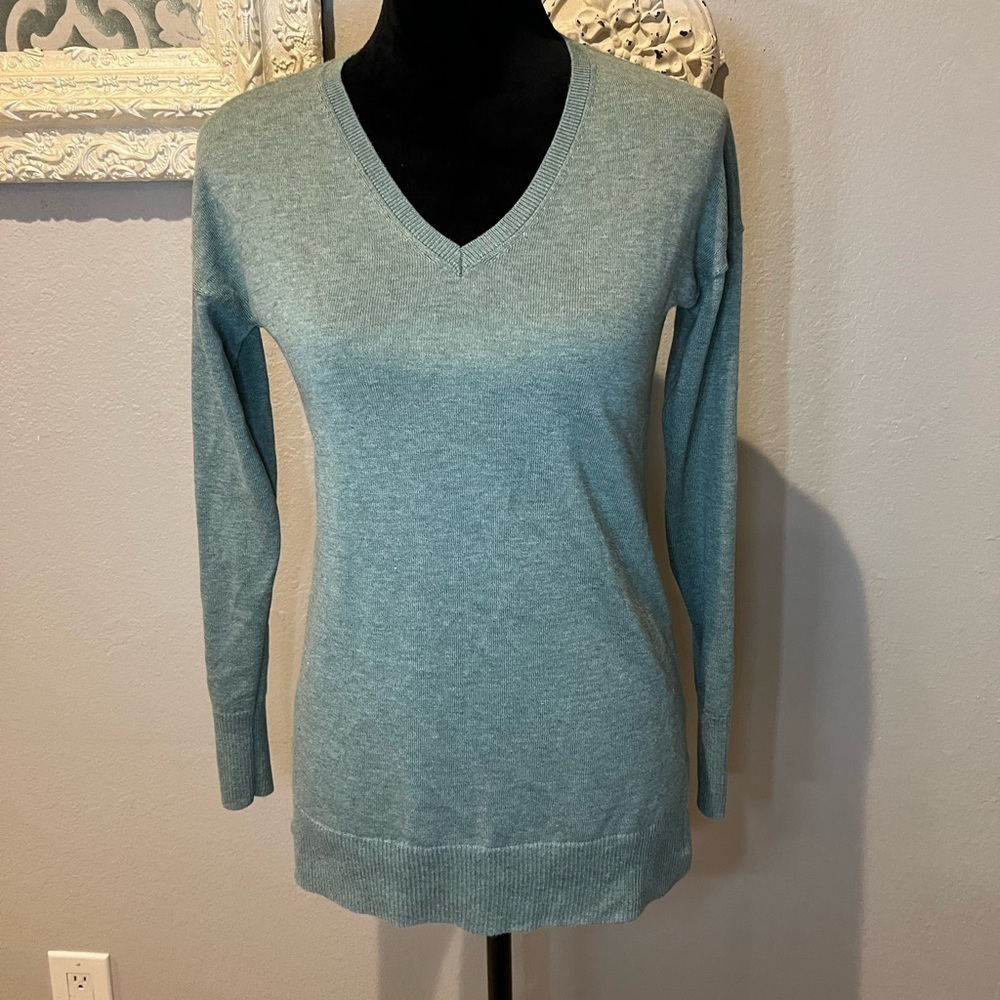 Amazon essentials safe green knit top